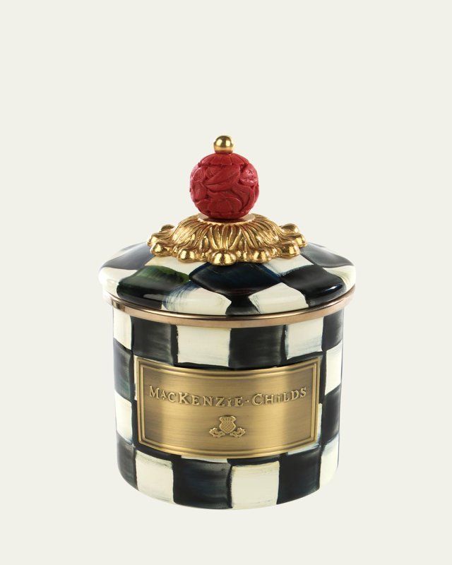 Courtly Check Mini Enamel Canister